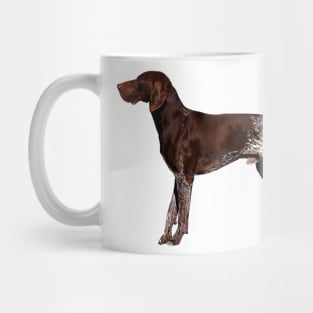 Liver German Shorthaired Pointer Stacked Mug